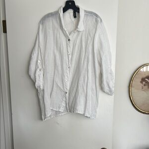 White Button-Up Blouse